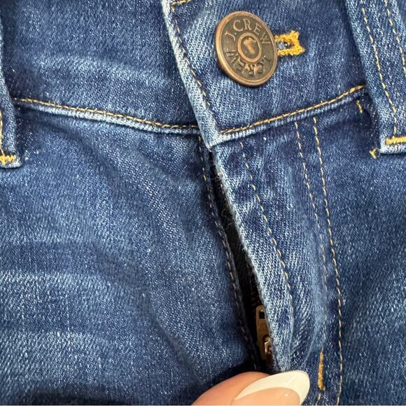 J Crew Blue Mid Rise Toothpick Jeans Womens 25 Skinny Denim Classic Casual - Picture 2 of 7